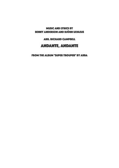 Andante, Andante (arr. Richard Campbell)