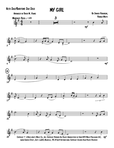 My Girl (arr. David W. Young)