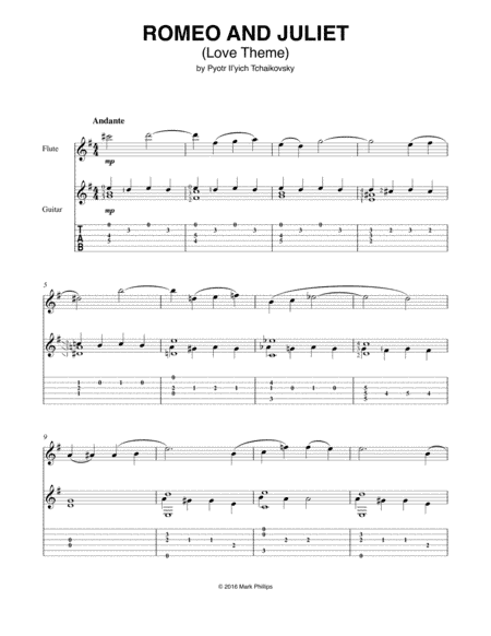 Romeo and Juliet (Love Theme) (arr. Mark Phillips)
