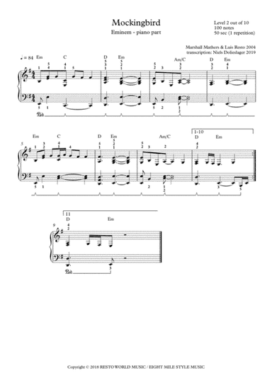 Mockingbird (arr. Niels Dolieslager)
