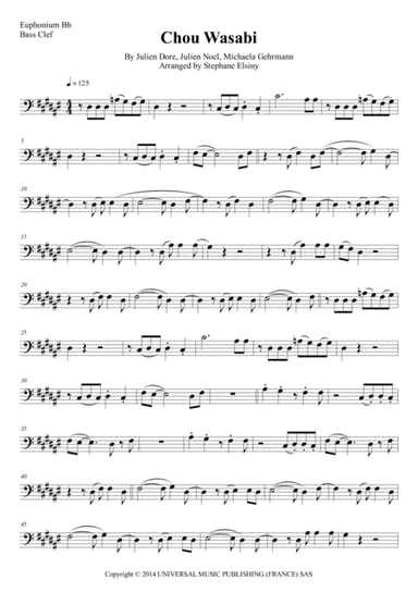 Chou Wasabi (arr. Stephane ELSINY)