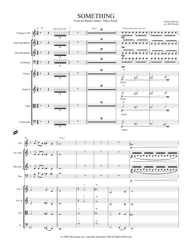 Something (arr. Jeff Perholtz)