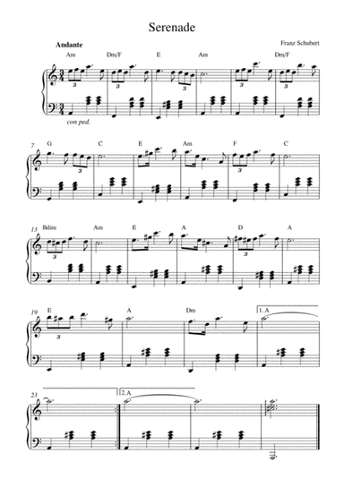 Serenade (D.957, Ständchen) (arr. Kaiserin Rebecca)