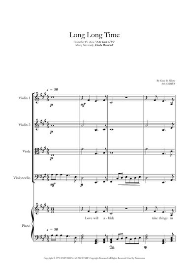 Long Long Time (arr. SMMUS)
