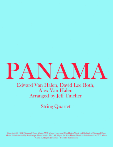 Panama (arr. Jeff Tincher)
