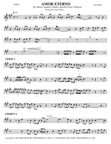 Amor Eterno (arr. Georgie Guitar)