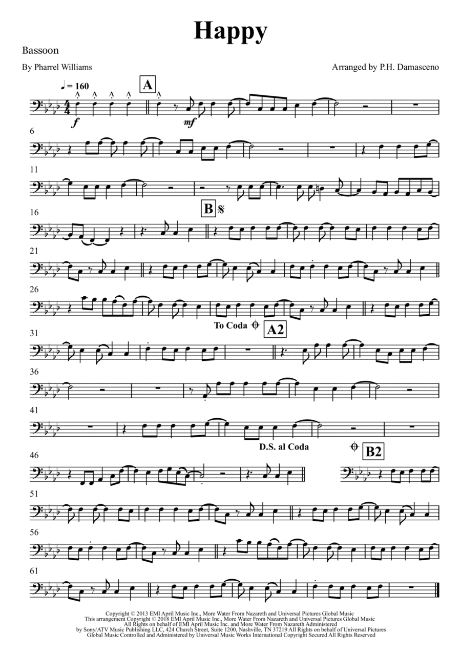 Happy (arr. P.H. Damasceno)