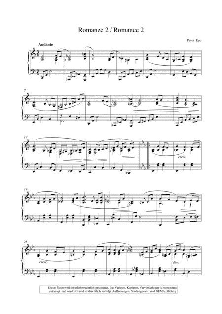 Romance-2 (Piano Collection fuer Entertainer)