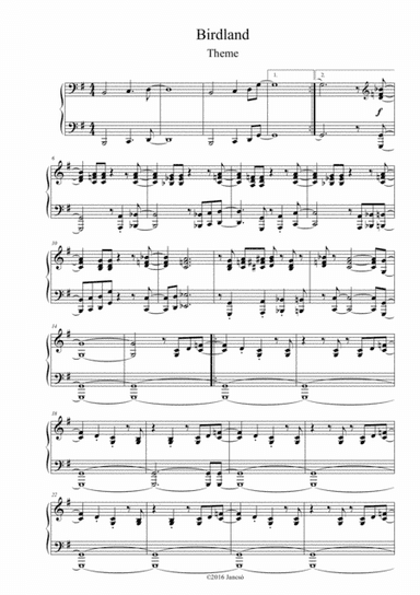 Birdland (arr. Thomas Jancso)
