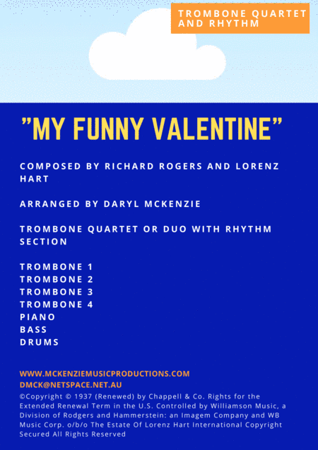 My Funny Valentine (arr. Daryl McKenzie)
