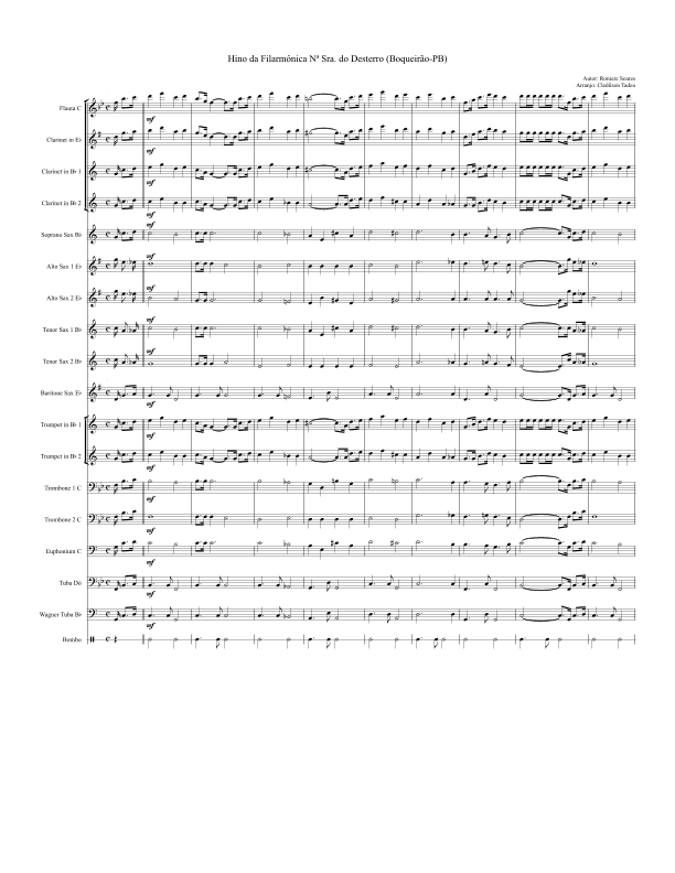 Hino da Filarmônica Nossa Senhora do Desterro (Boqueirão-PB)