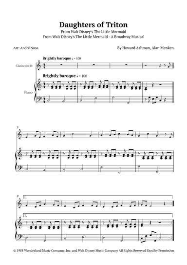 Daughters Of Triton (arr. André Nusa)