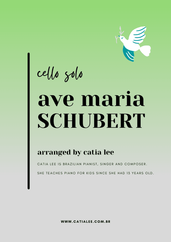Ave Maria - Schubert for Cello solo - A major (arr. Catia Lee)
