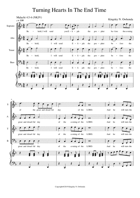 Turning hearts in the end time