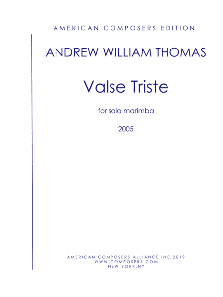 [Thomas] Valse Triste