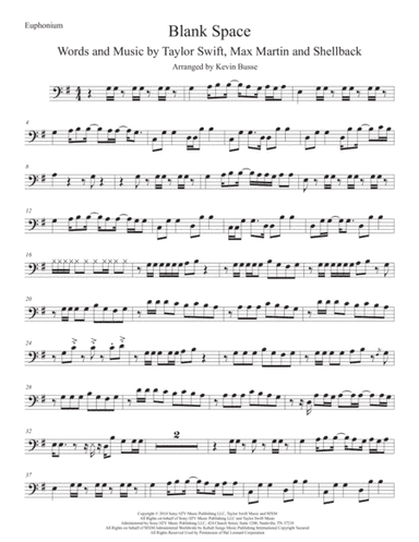 Blank Space (arr. Kevin Busse)