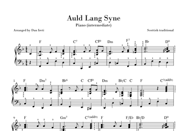 Auld Lang Syne (arr. Dan Ireti)
