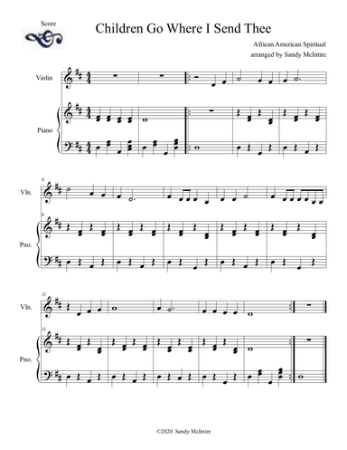Children, Go Where I Send Thee (arr. Sandy McIntire)