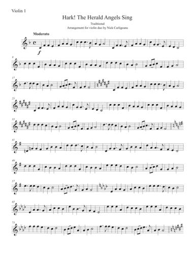 Hark! The Herald Angels Sing (arr. Nick Carligeanu)
