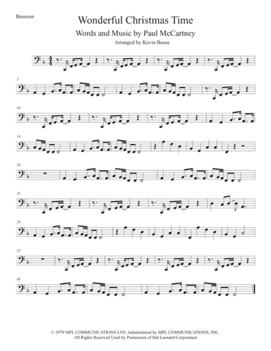 Wonderful Christmastime (arr. Kevin Busse)