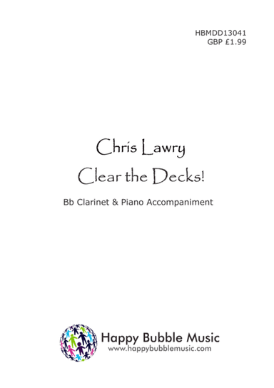 Clear the Decks! - for Bb Clarinet & Piano (from Scenes from a Parisian Cafe)