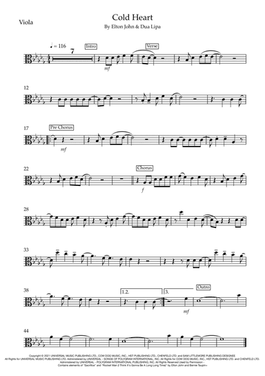 Cold Heart (pnau Remix) (arr. Matt Luff)