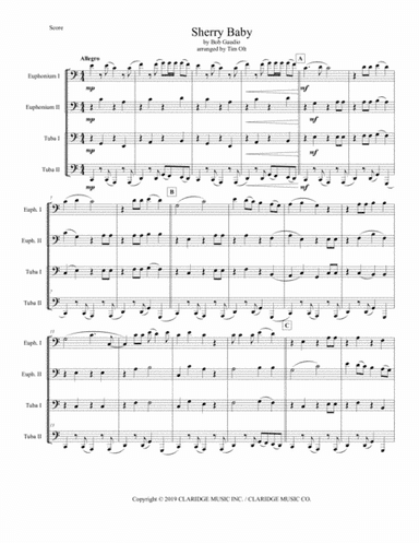 Sherry Baby (arr. Tim Olt)