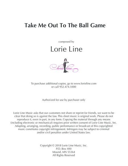 Take Me Out To The Ballgame (arr. Lorie Line)