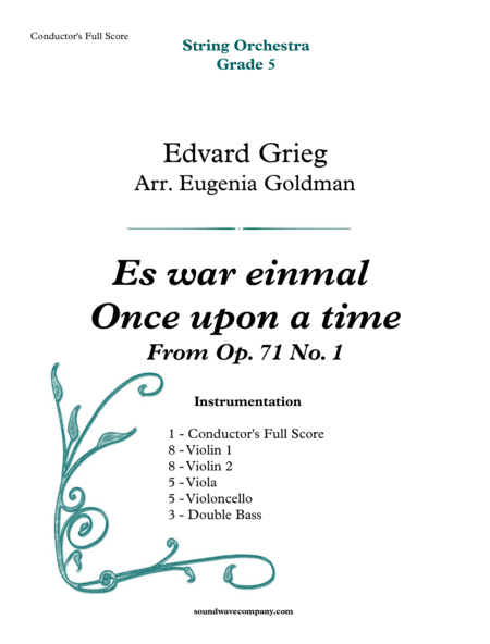 Once Upon A Time (arr. Eugenia Goldman)