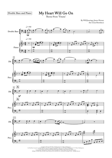 My Heart Will Go On (love Theme From 'titanic') (arr. César Bortolucci)