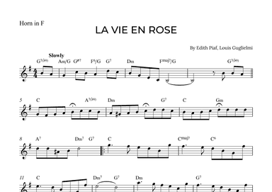 La Vie En Rose (arr. Alex Nunes Rodrigues)