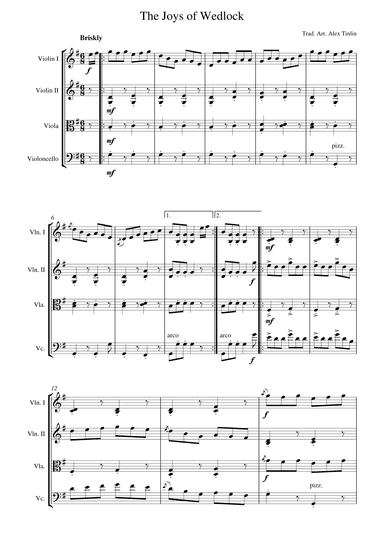 The Joys of Wedlock (arr. Alex Tinlin)