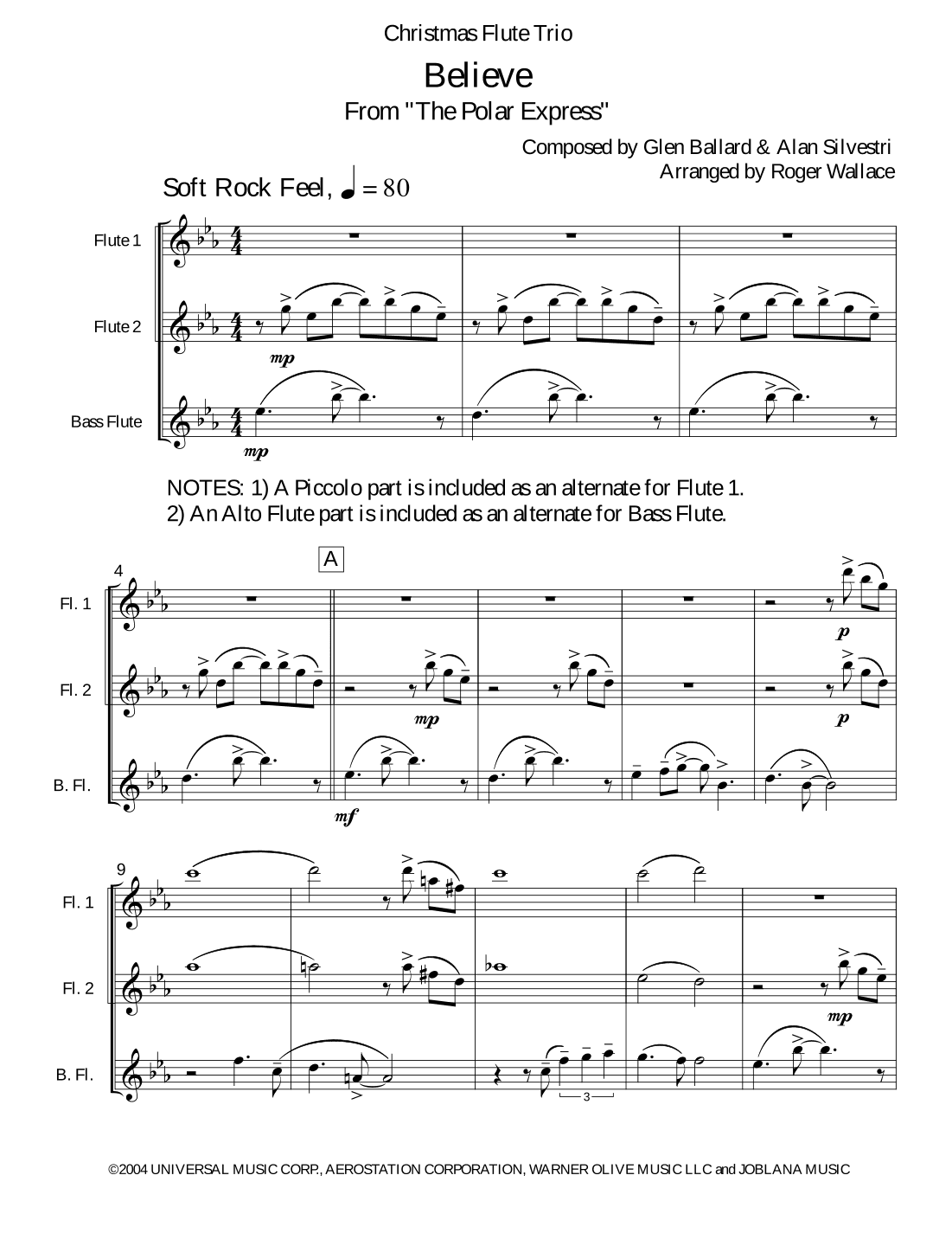 The Polar Express (arr. Roger Wallace)