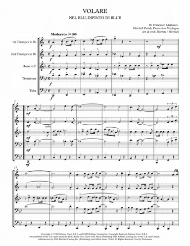 Volare (arr. Warren J. Wernick)
