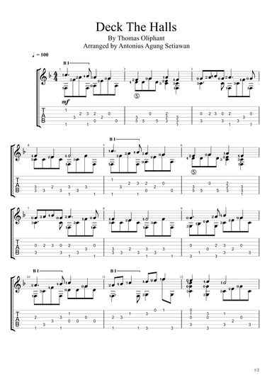 Deck The Halls (arr. Antonius Agung Setiawan)