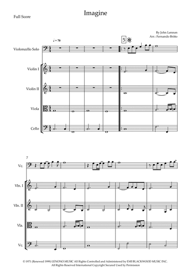 Imagine (arr. Fernando Britto)