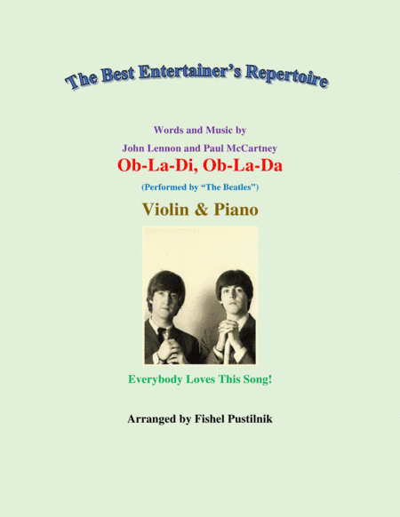 Ob-la-di, Ob-la-da (arr. Fishel Pustilnik)