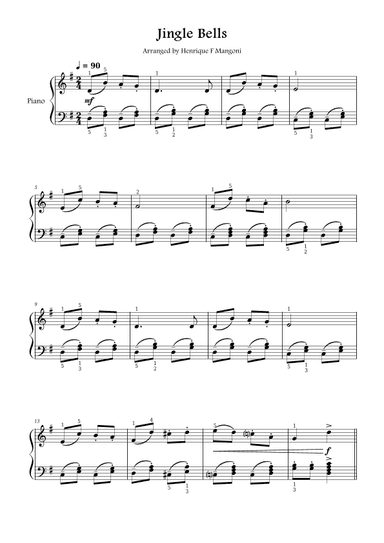 Jingle Bells (arr. Henrique F Mangoni)