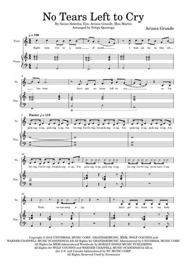 No Tears Left To Cry (arr. Felipe Queiroga)
