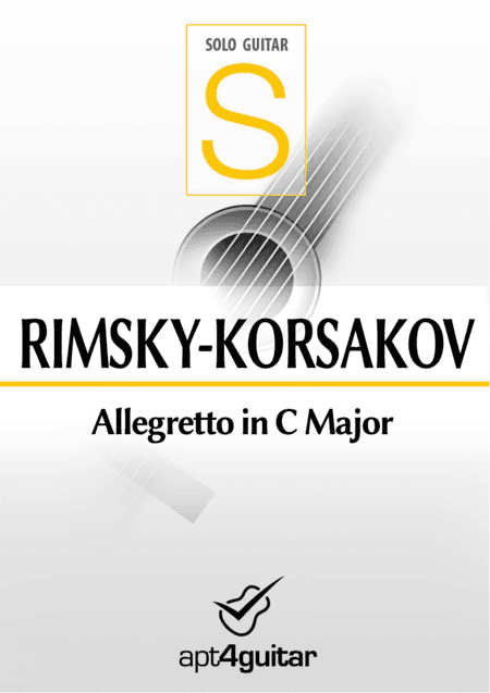 Allegretto in C Major (arr. Roberto García)