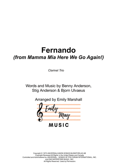 Fernando (arr. Emily Marshall)
