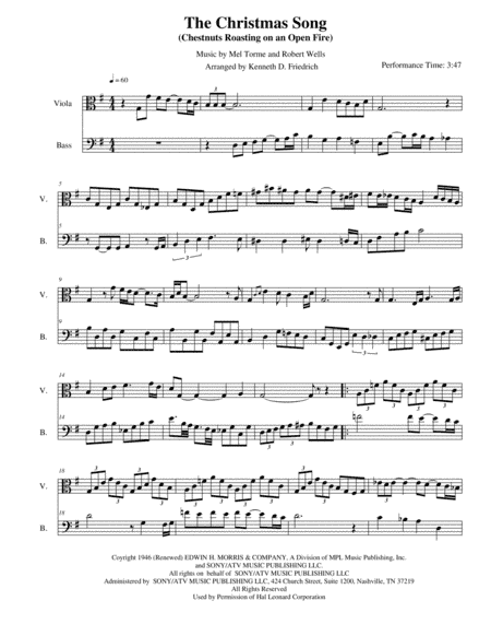 The Christmas Song (Chestnuts Roasting On An Open Fire) (arr. Kenneth D. Friedrich)