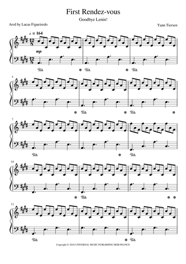First Rendez-vous (arr. Lucas Figueiredo)