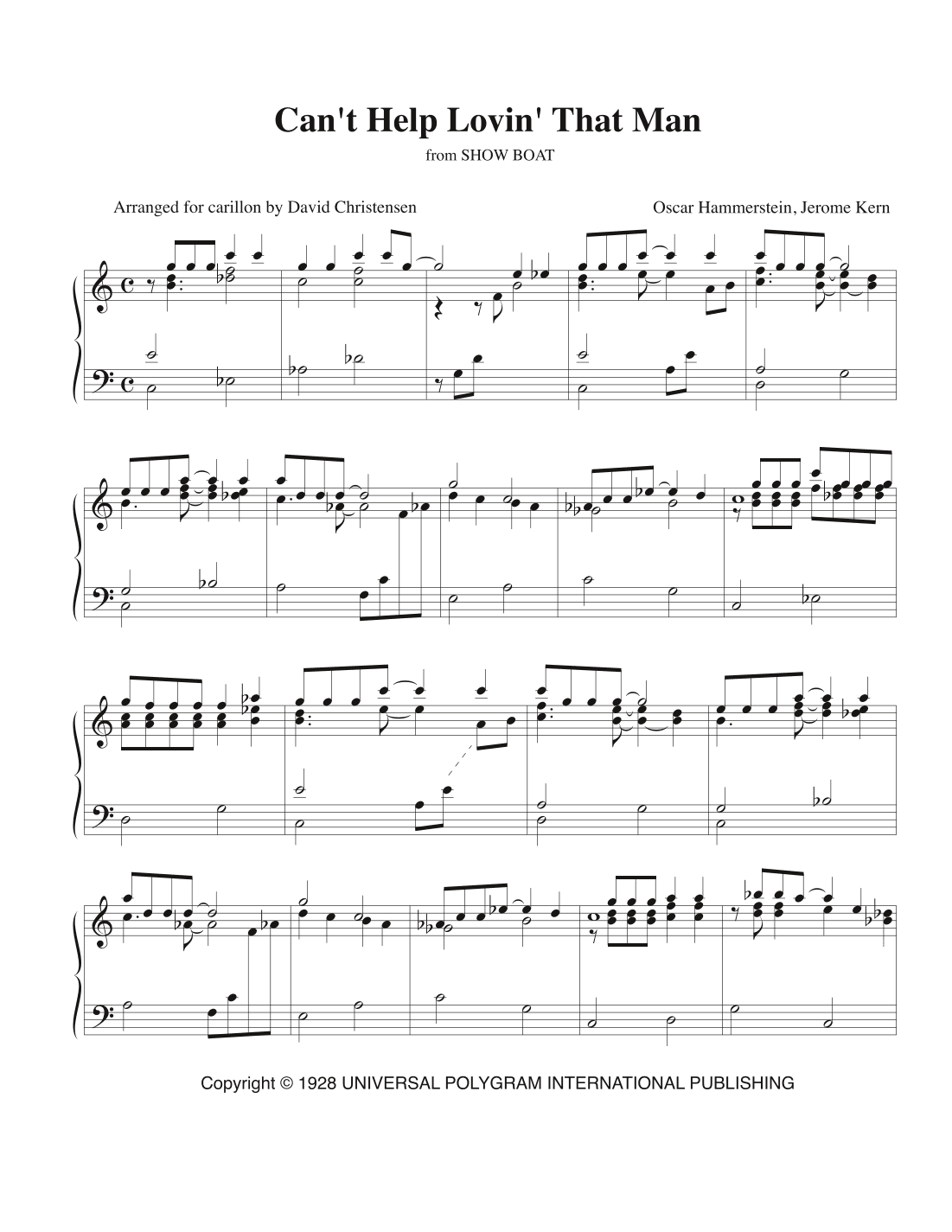 Show Boat (arr. David Christensen)