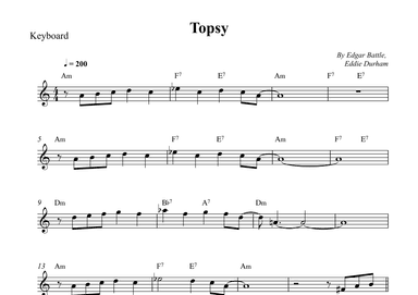 Topsy (arr. Wesley S. SIlva)