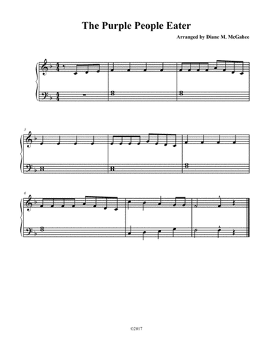 Purple People Eater (arr. Diane M. McGahee)