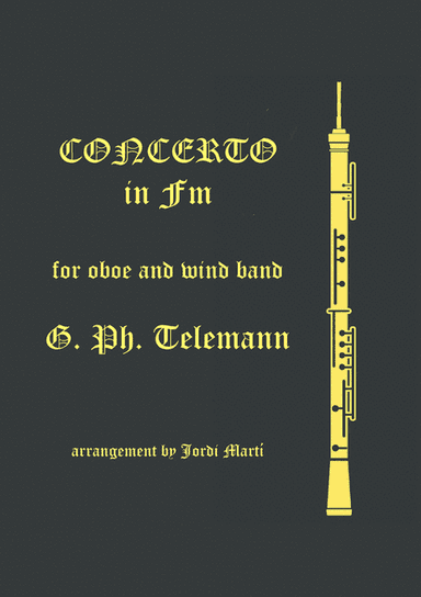 Concert in Fm for oboe & wind band (arr. JORDI MARTI)