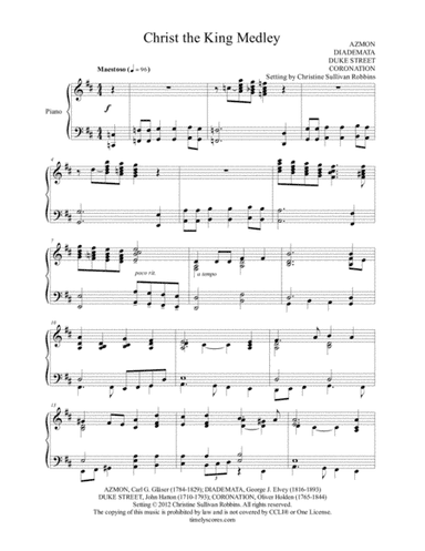 Christ the King Medley (arr. Christine Sullivan Robbins)