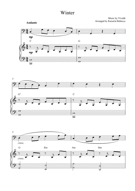 Winter (arr. Kaiserin Rebecca)
