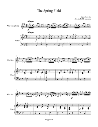 The Spring Field (arr. Nick Lacanski)